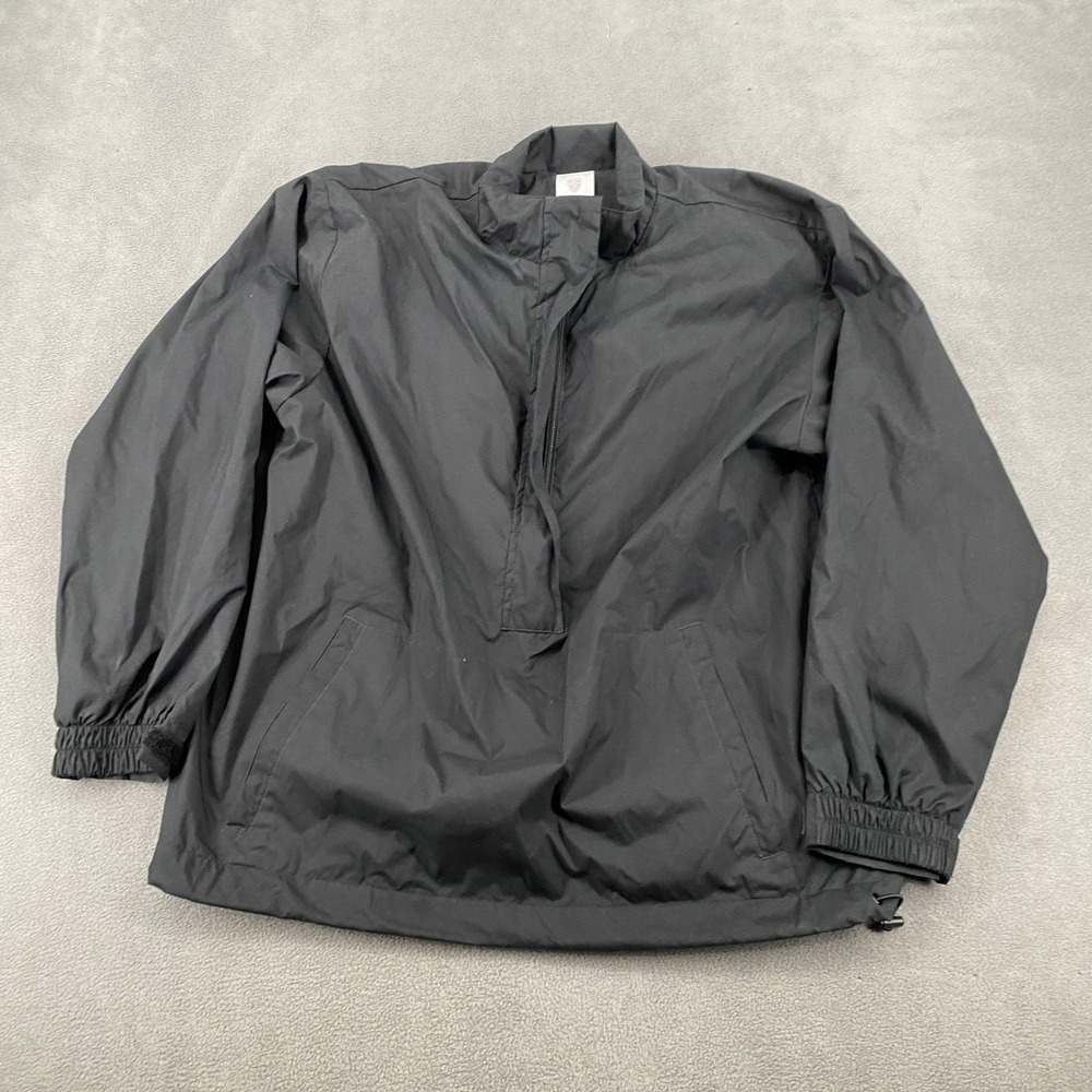 Nike Golf Clima-FIT Quarter Zip Windbreaker Jacket Black Mens Medium F1SID